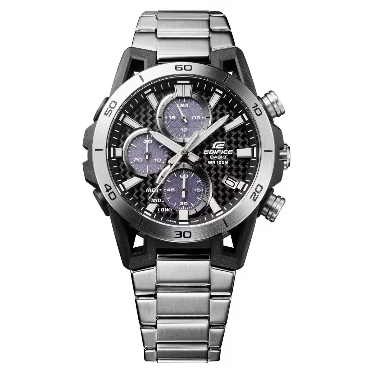 EDIFICE MEN's SOLAR POWERED CHRONOGRAPH SOSPENSIONE WATCH - EQS-960D-1AVUDF