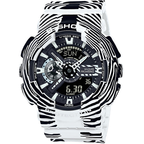 G-SHOCK Casual Zebra Print Men Watch GA-110WLP-7ADR