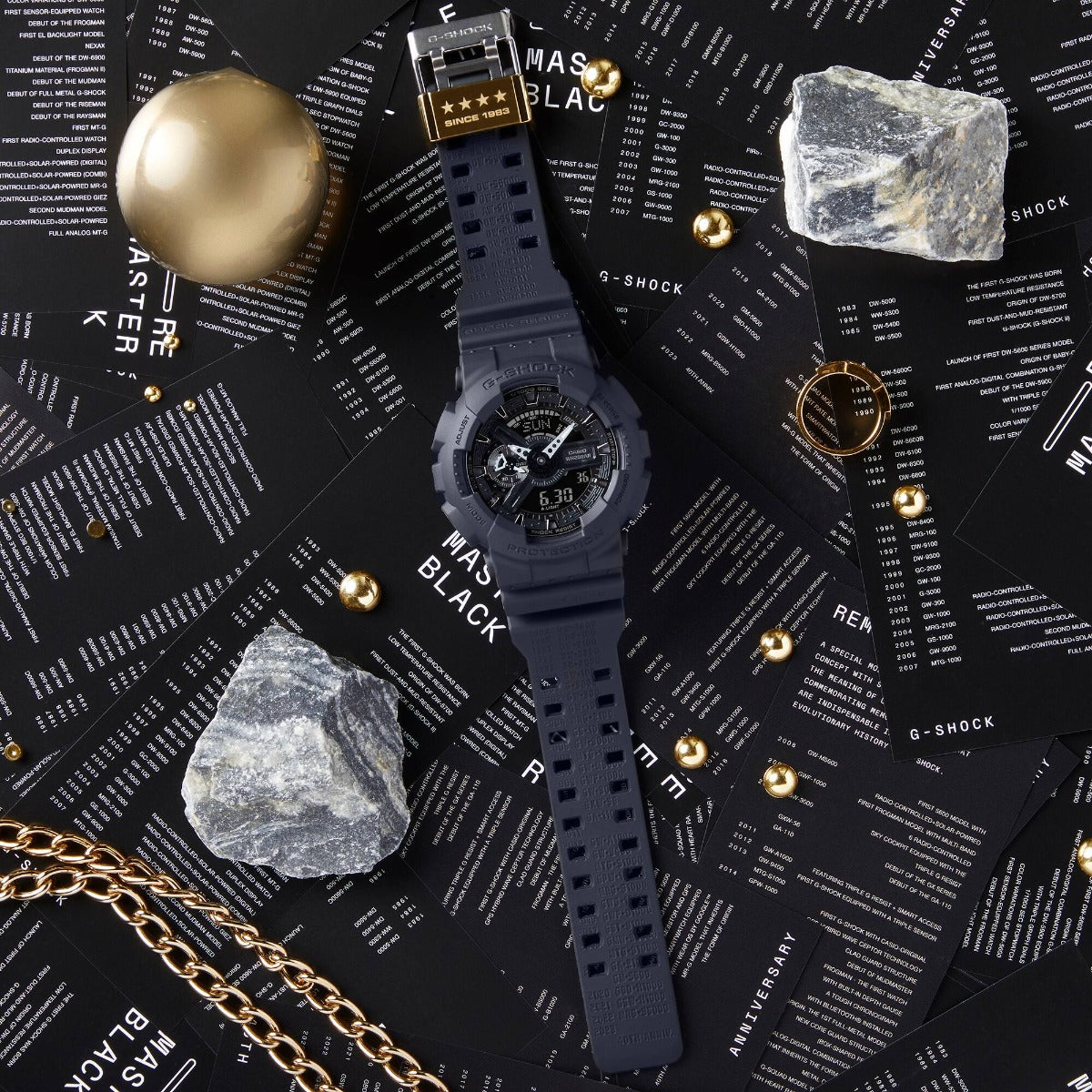 G-SHOCK 40th Anniversary REMASTER BLACK GA-114RE-1ADR