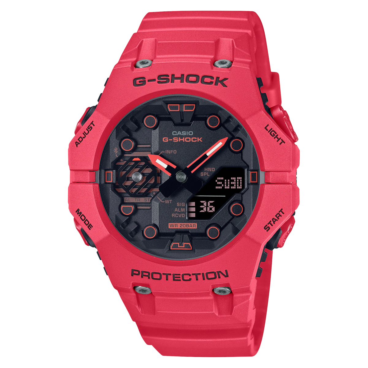 G-Shock watch New design and smartphone connection function GA-B001-4ADR