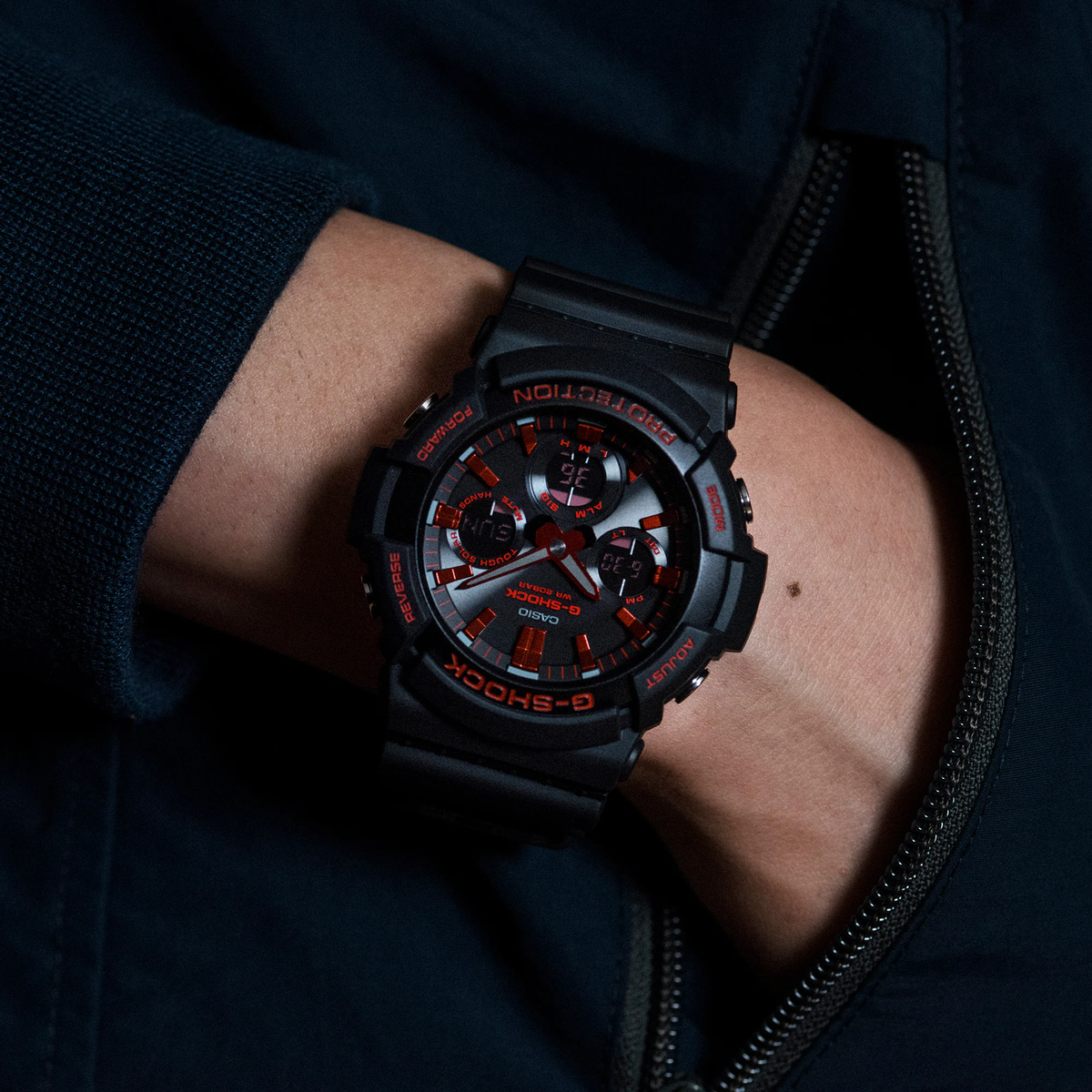 G-Shock IGNITE RED special edition GAS-100BNR-1ADR