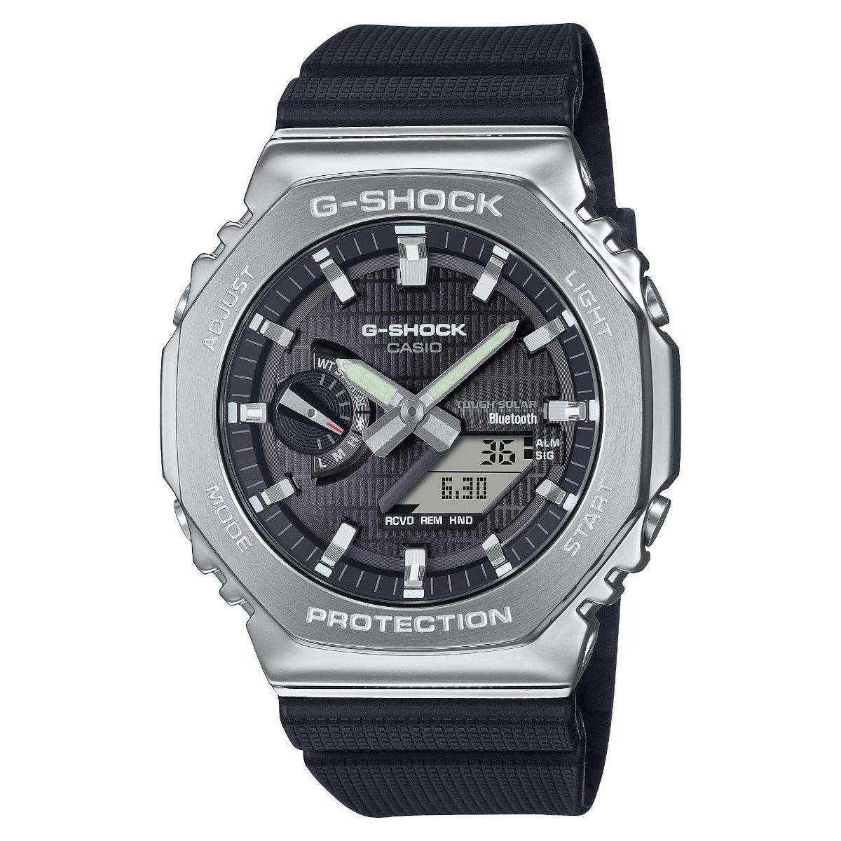 G-SHOCK Men's Watch Smartphone Link Analog-Digital Metal Tough Solar - GBM-2100-1ADR