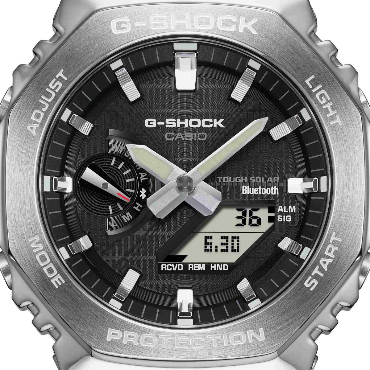 G-SHOCK Men's Watch Smartphone Link Analog-Digital Metal Tough Solar - GBM-2100-1ADR