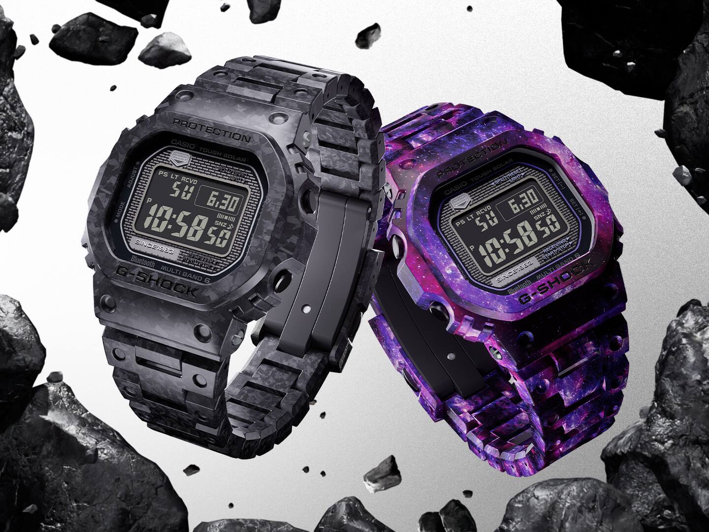 GSHOCK LIMITED EDITION 4OTH ANNIVERSARY CARBON SERIES WATCH GCW-B5000UN-6DR