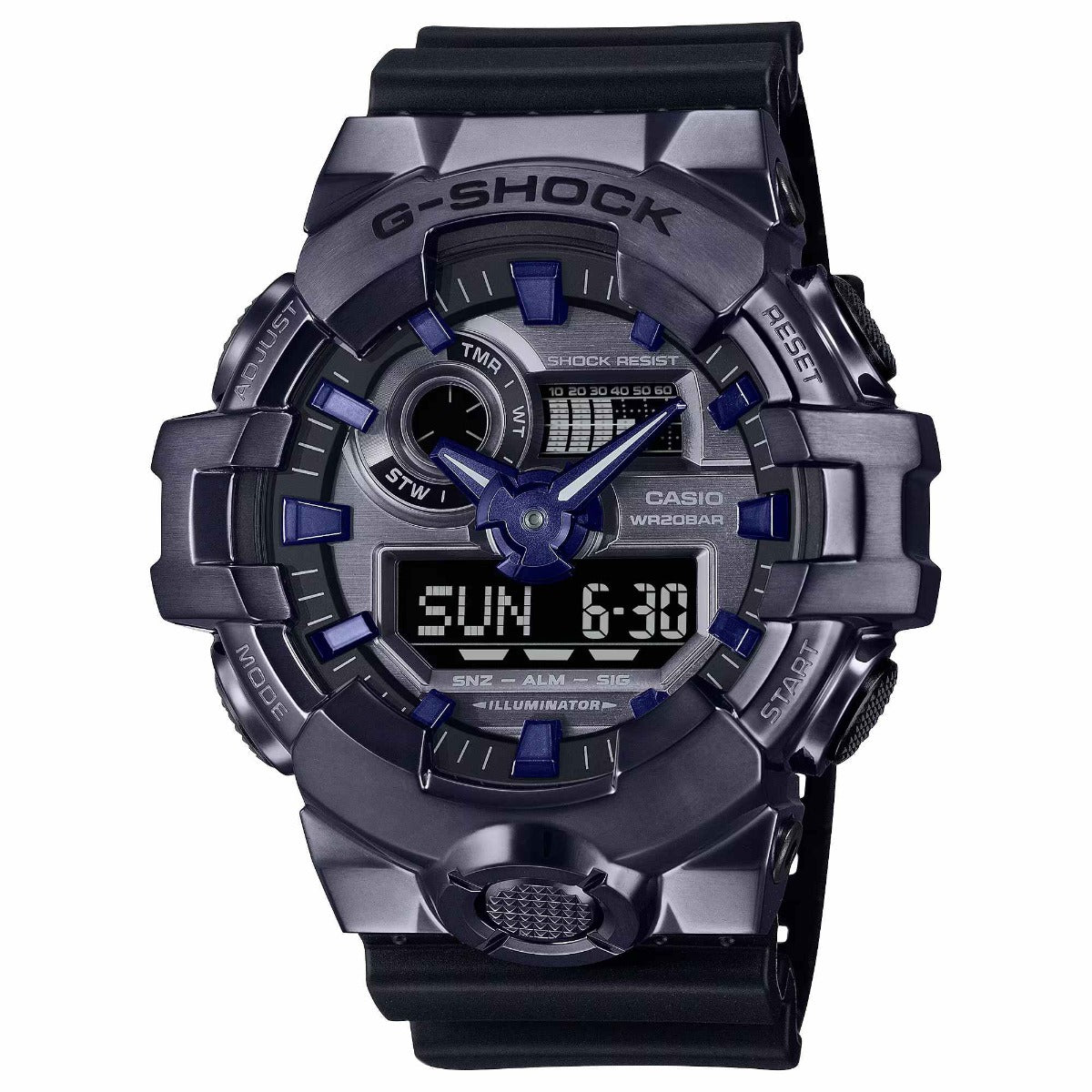G-SHOCK G-STEEL Purple Men's Watch Analog-Digital - GM-700P-6ADR