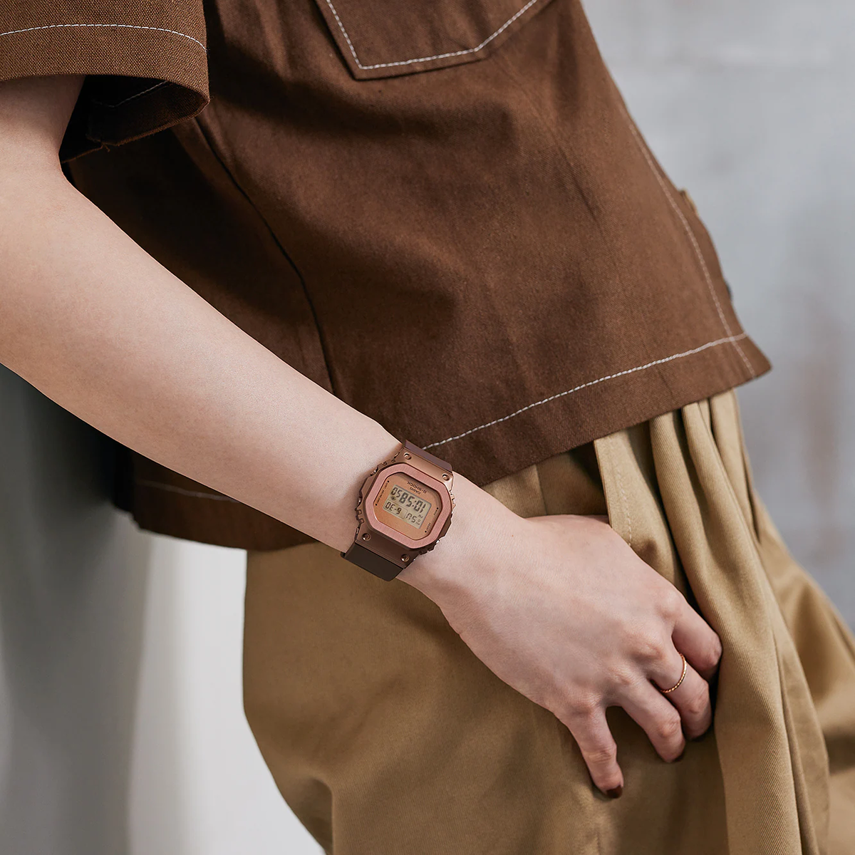 G-SHOCK Women's Digital Watch GM-S5600BR-5DR