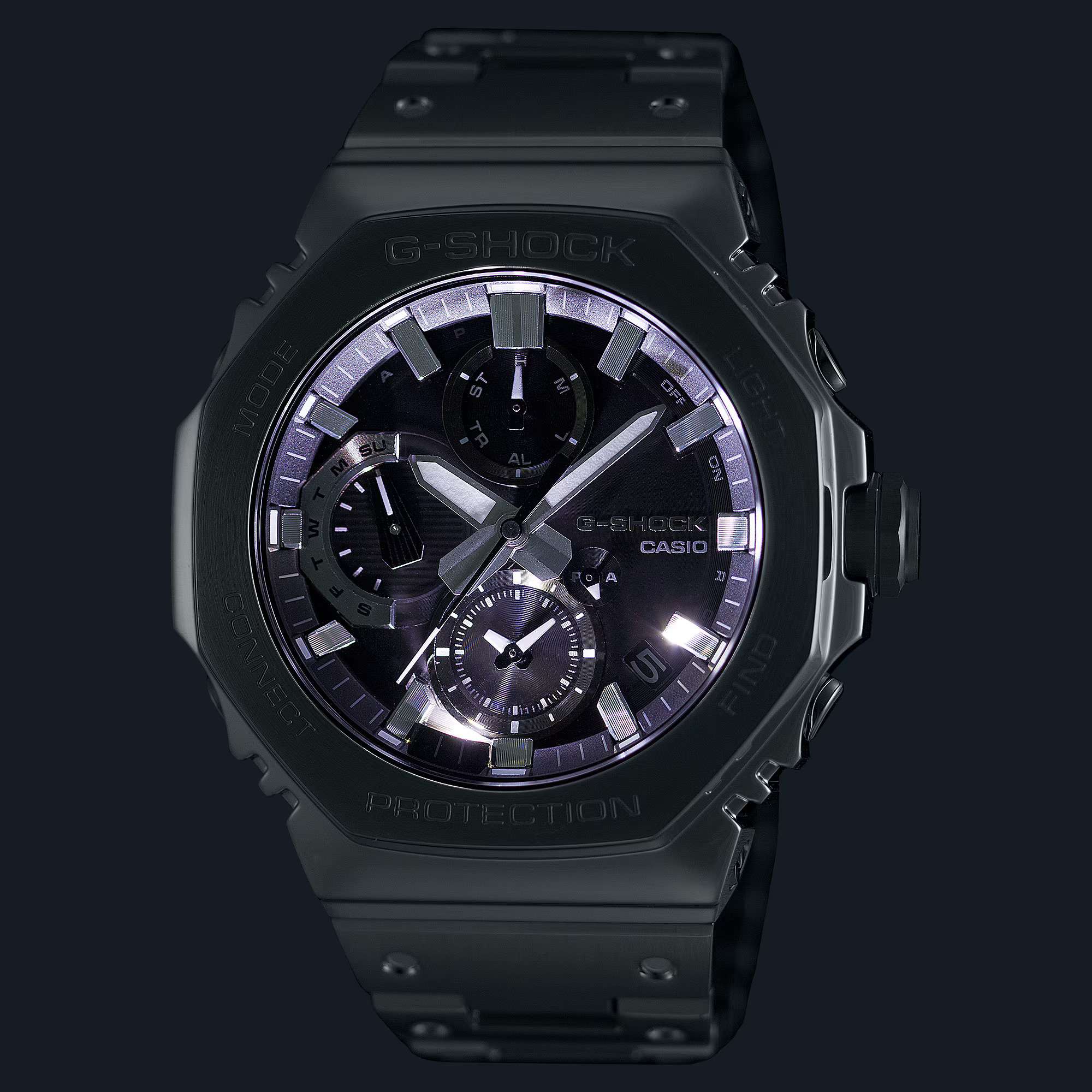 G-SHOCK FULL METAL Smartphone-Link Tough Solar Men's Watch Chronograph Analog - GMC-B2100D-1ADR