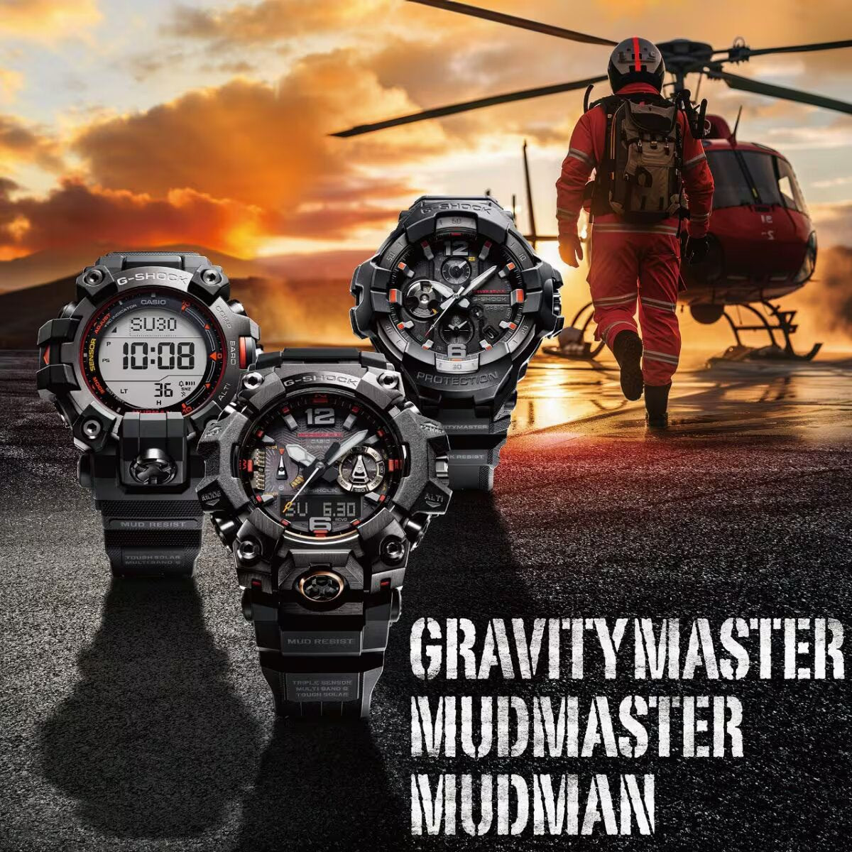 G-Shock Master of G Series MUDMAN - GW-9500MEC-1DR