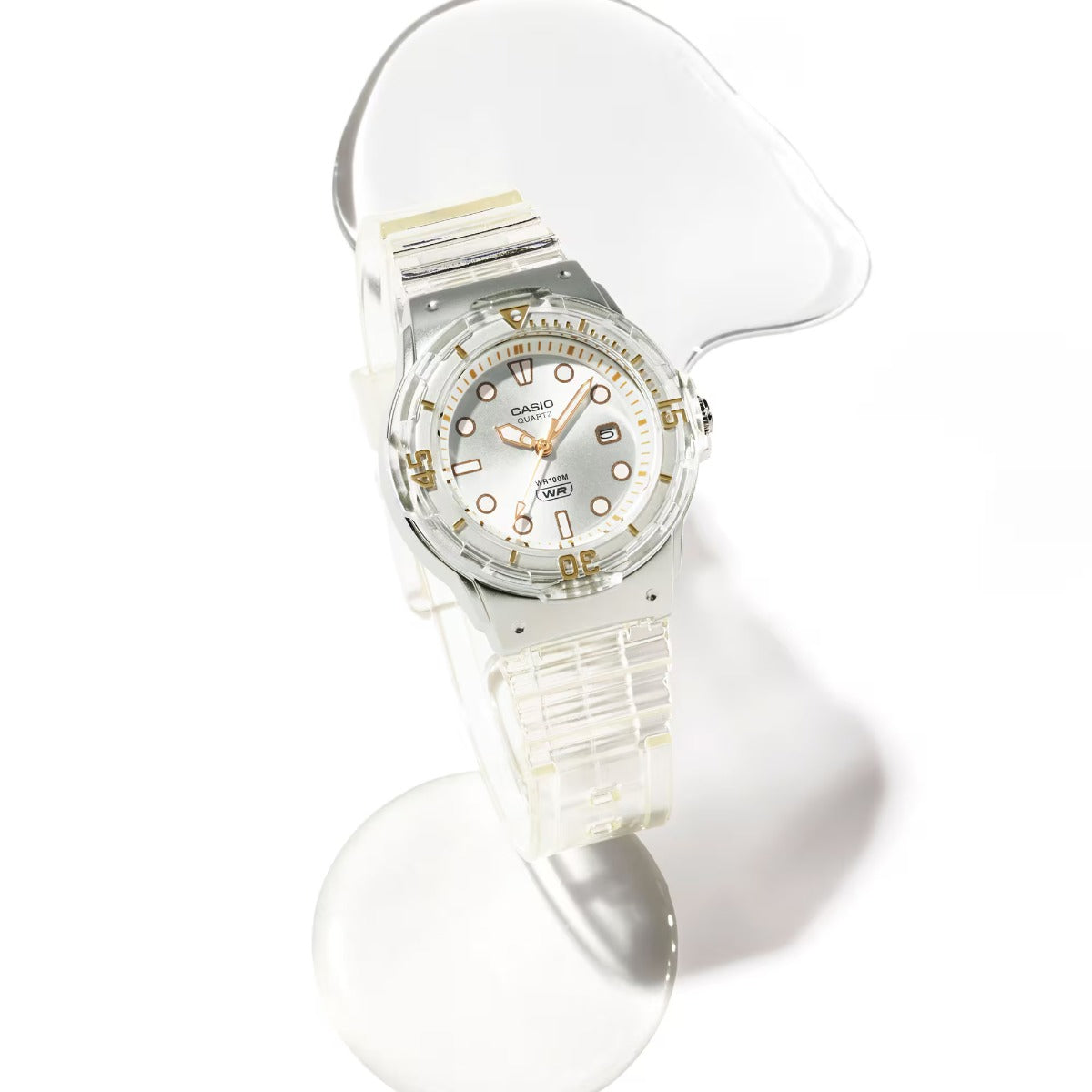 CASIO Women's Watch Analog Translucent Resin Band - LRW-200HS-7EVDF