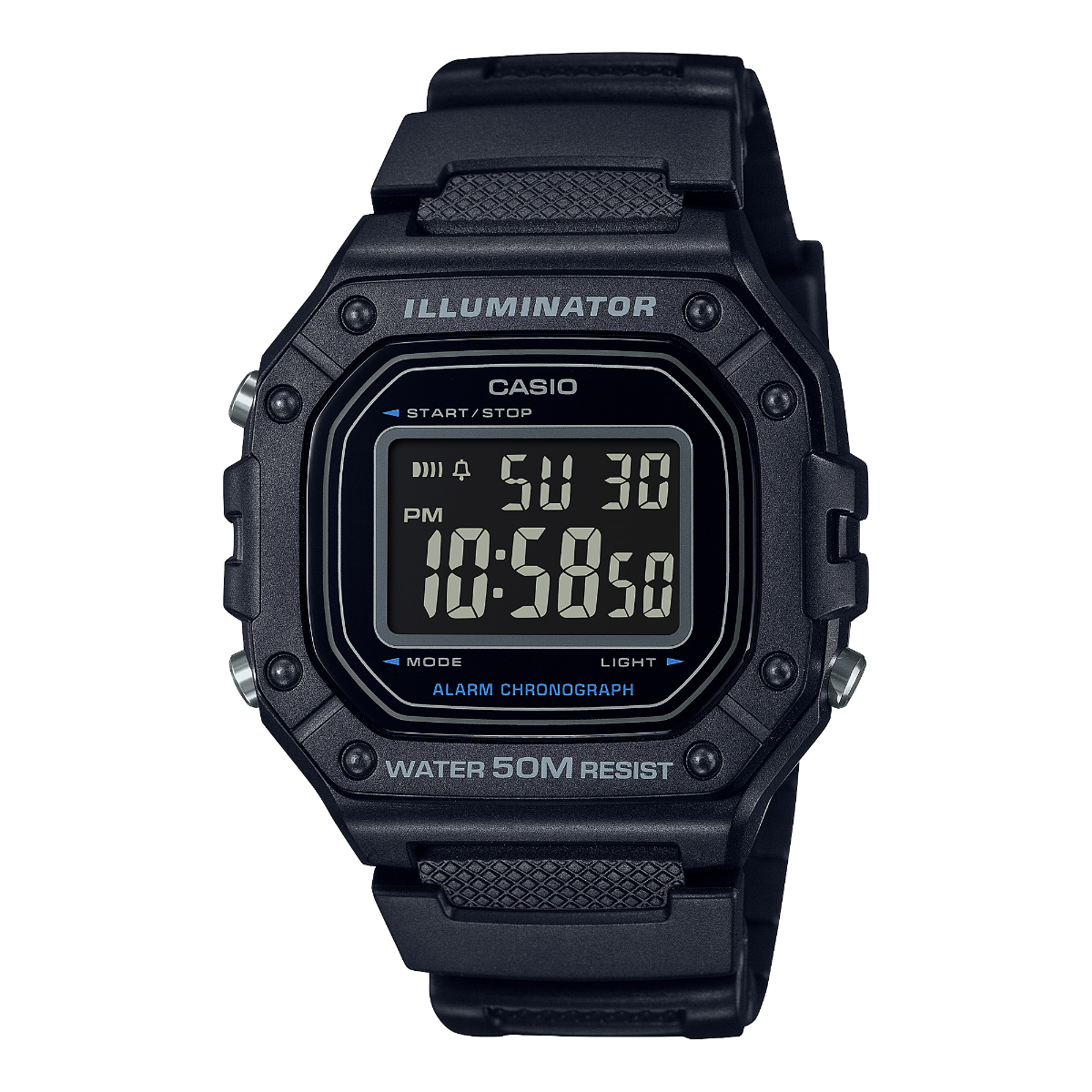 CASIO Digital Men's Watch W-218H-1BVDF