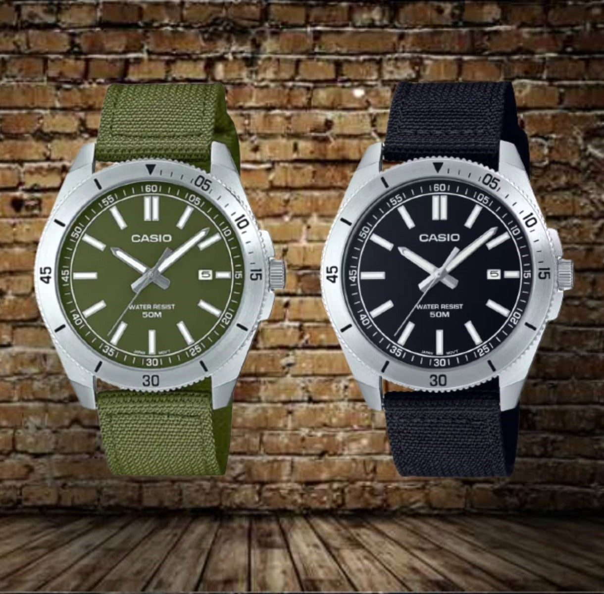 CASIO Youth Analog Men Watch MTP-B155C-1EVDF