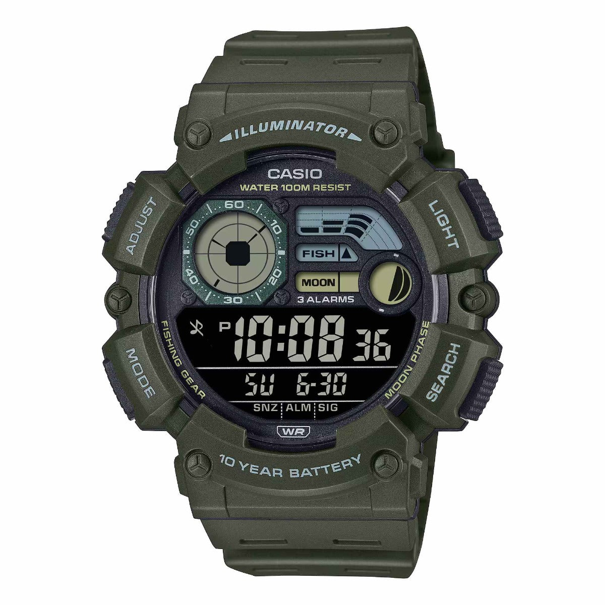 CASIO Men's Watch Digital  - WS-1500H-3BVDF